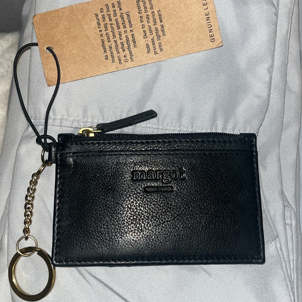 MARGOT BLACK KATE CARD CASE WALLET~ NWT!